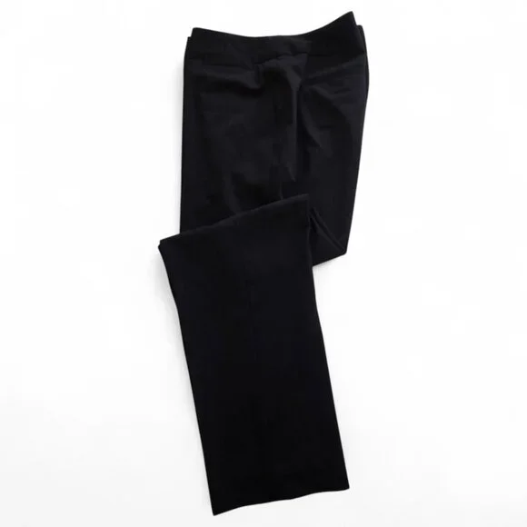Liz Claiborne Black Straight Leg Dress Pants Size 14 Audra Style - Picture 1 of 8